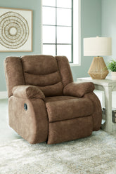 Prime Furniture - Ashley Furniture - Partymate Living Room - Rocker Recliner / Brindle - 3690225
